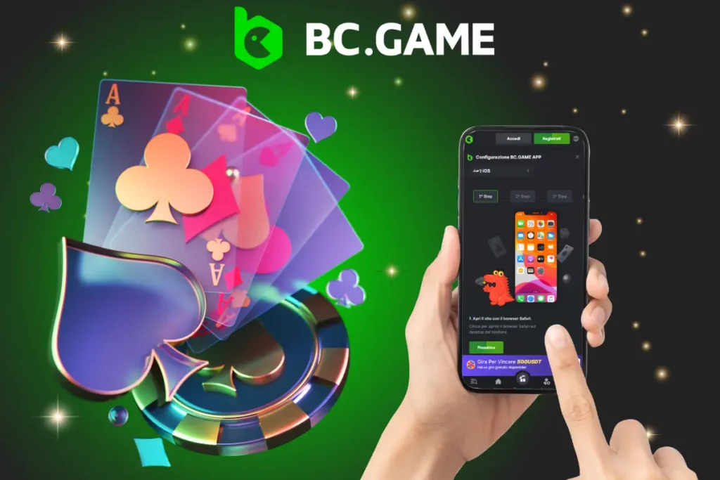 Applicazione BC.Game per Android/IOS