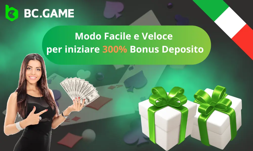 Modo Facile e Veloce per iniziare
300% Bonus Deposito