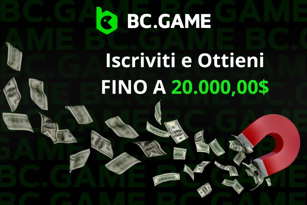 registrati BC.Game Italia